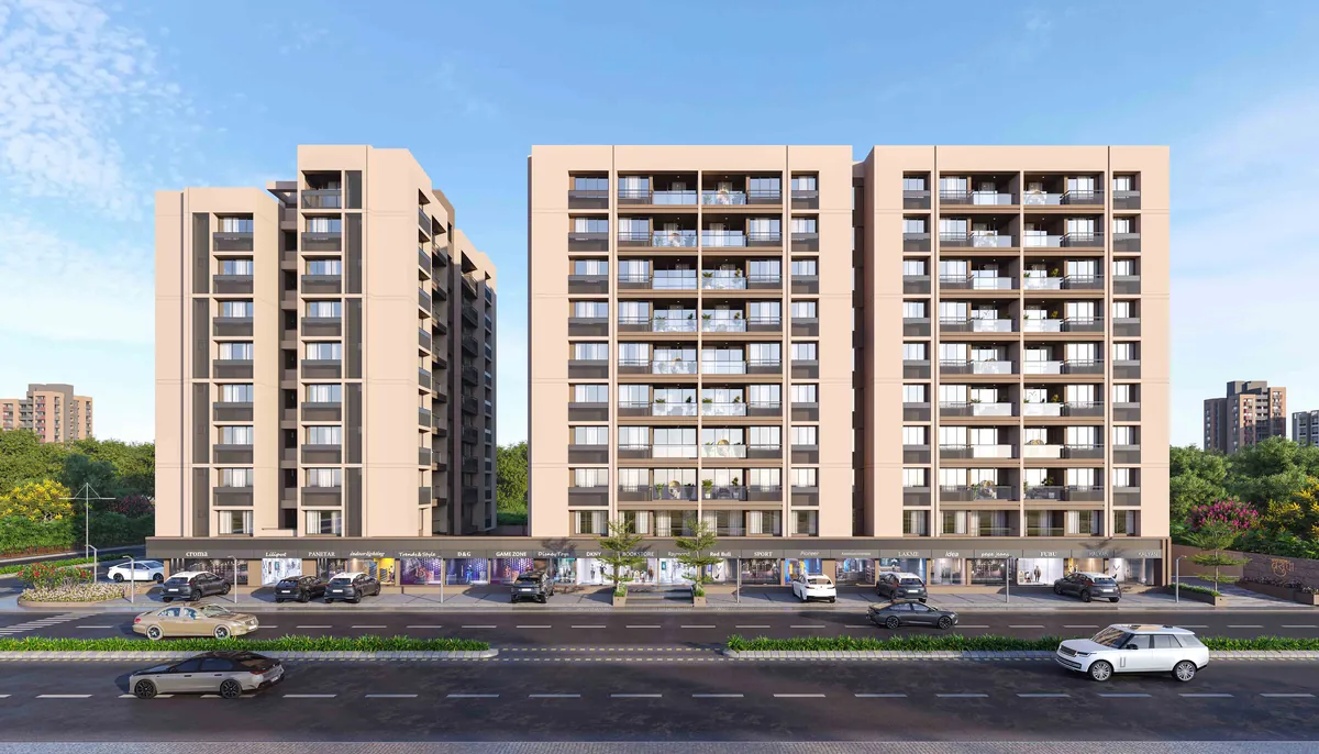 Front View of 3 bhk Apartments 